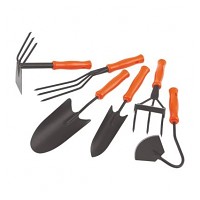 Набор садового инструмента, пластиковые рукоятки, 6 предметов// Palisad