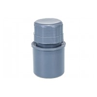 Клапан вакуумный (аэратор) серый канализационный DN50 SPCVVMG00050