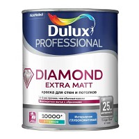 Краска Dulux Professional Diamond Extra Matt глубокоматовая BW 1л